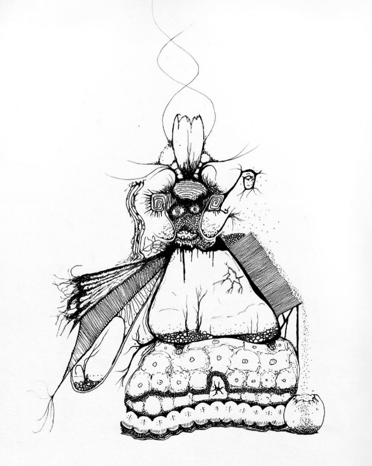 The Misunderstood, pen-on-paper drawing from the LIFE series by Michael Donovan